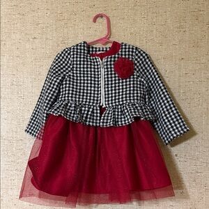 T.J.Maxx Black and Red Kids Dress